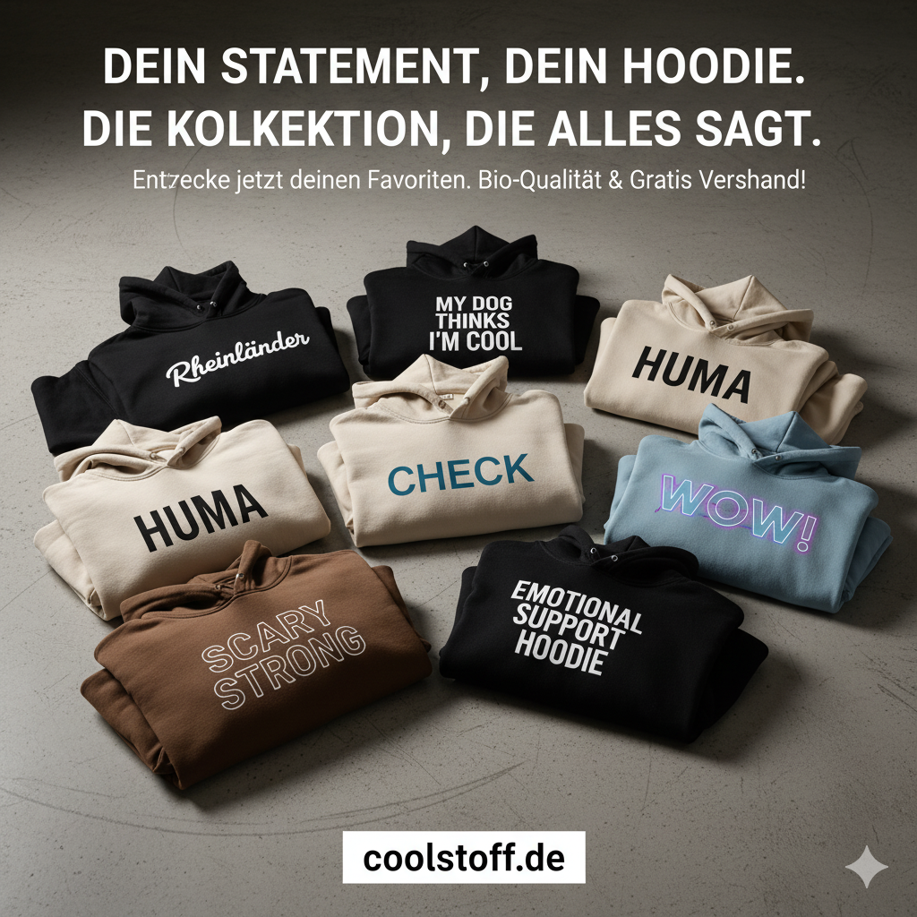 Die besten Hoodies 2025/26 - Dein ultimativer Style Guide - CoolStoff