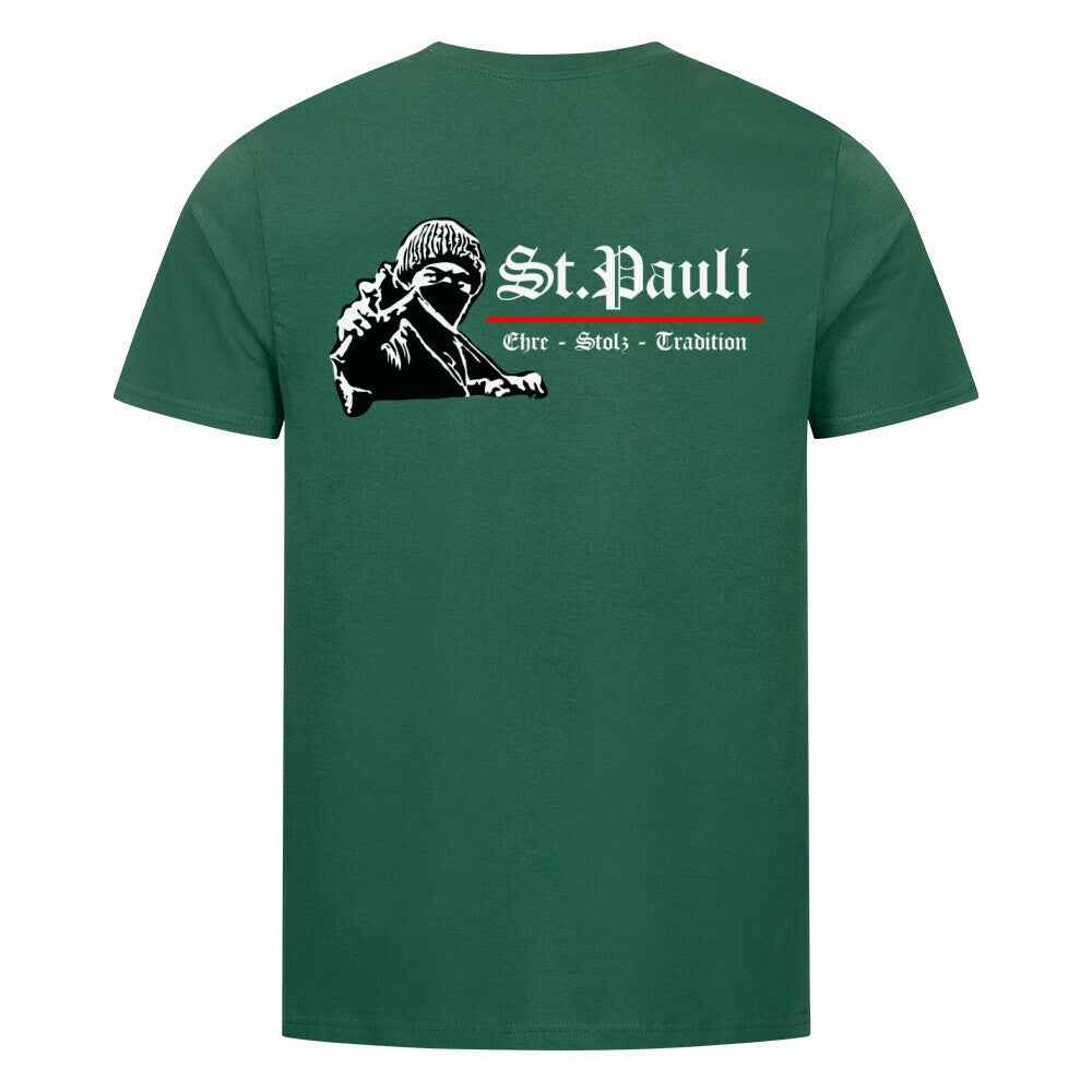 Pauli. vorder und rückseitig Premium Organic Shirt