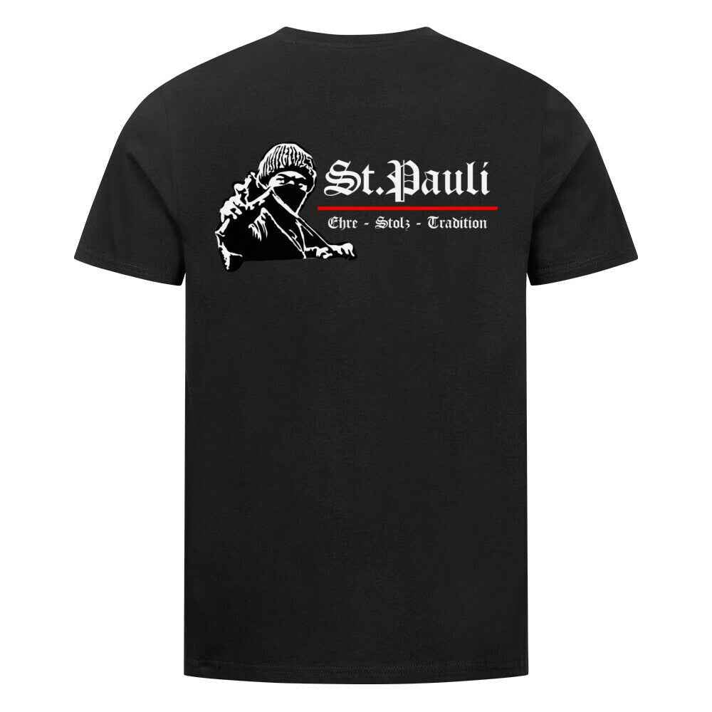 Pauli. vorder und rückseitig Premium Organic Shirt