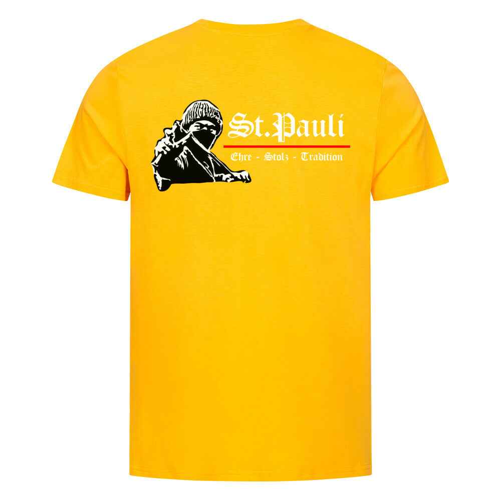 Pauli. vorder und rückseitig Premium Organic Shirt