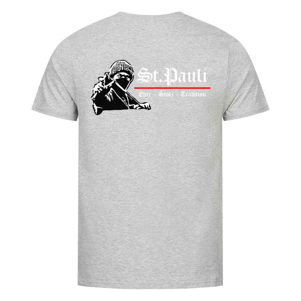 Pauli. vorder und rückseitig Premium Organic Shirt