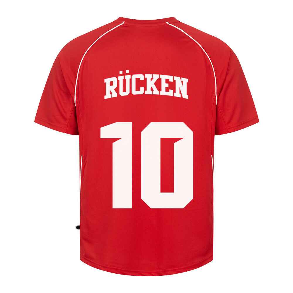 Rücken. Team Trikot