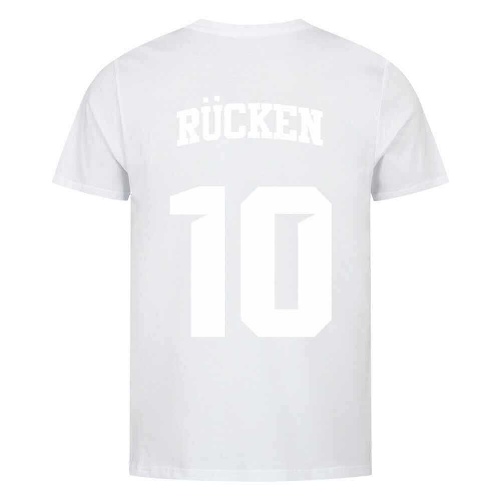 Premium Rücken Shirt druck hinten & vorne
