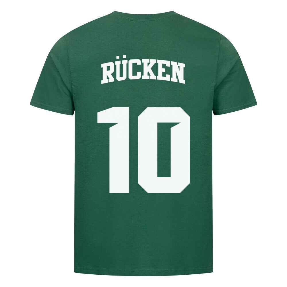 Premium Rücken Shirt druck hinten & vorne