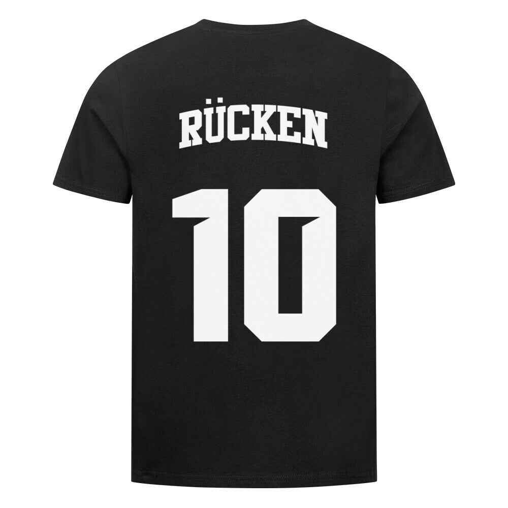 Premium Rücken Shirt druck hinten & vorne