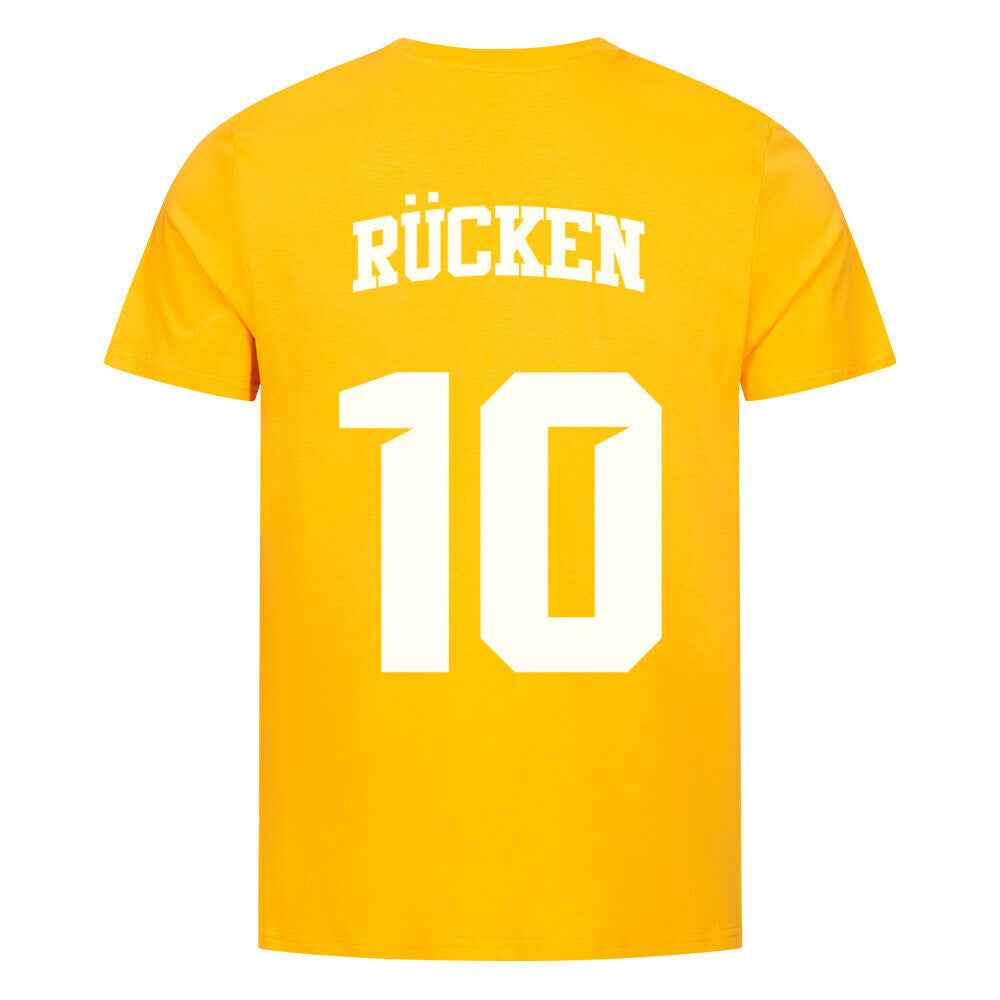 Premium Rücken Shirt druck hinten & vorne