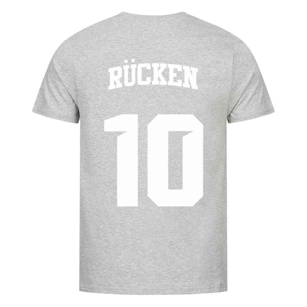 Premium Rücken Shirt druck hinten & vorne