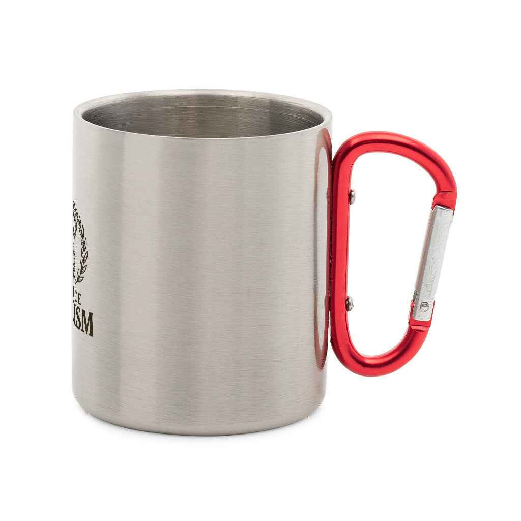Stoiker Edelstahl-Tasse mit Karabiner