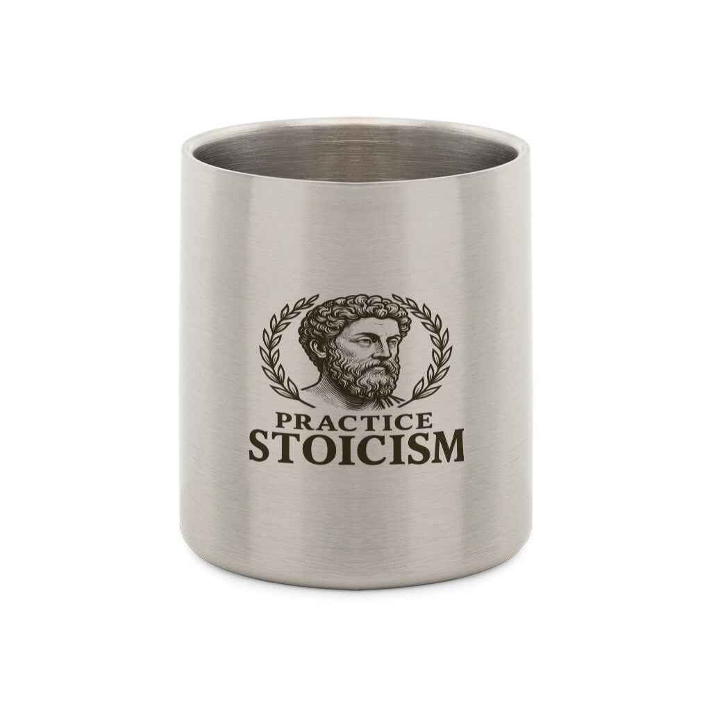 Stoiker Edelstahl-Tasse mit Karabiner