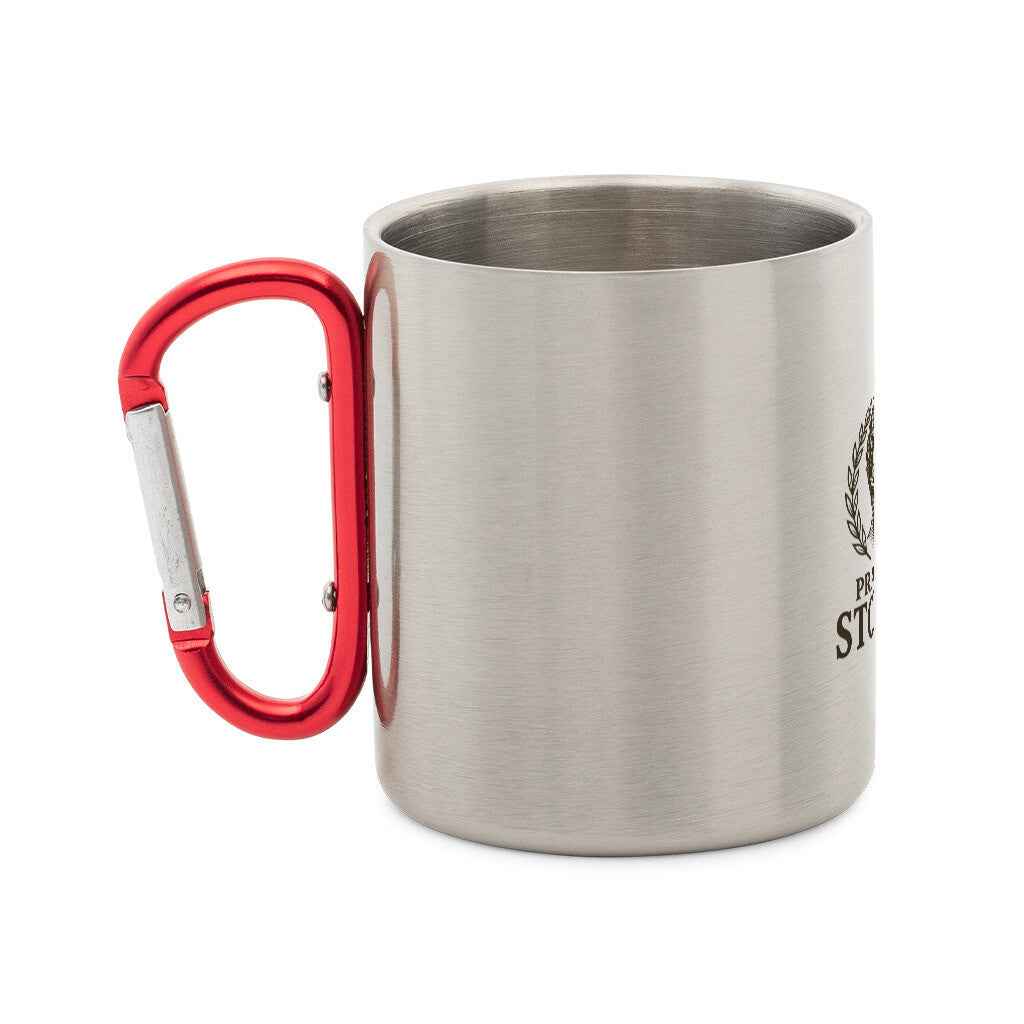 Stoiker Edelstahl-Tasse mit Karabiner