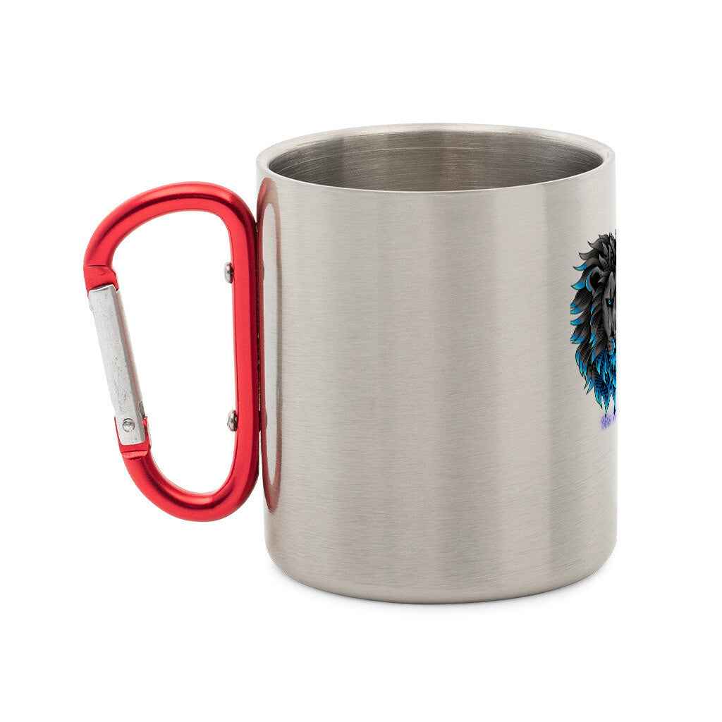 Edelstahl-Tasse mit Karabiner