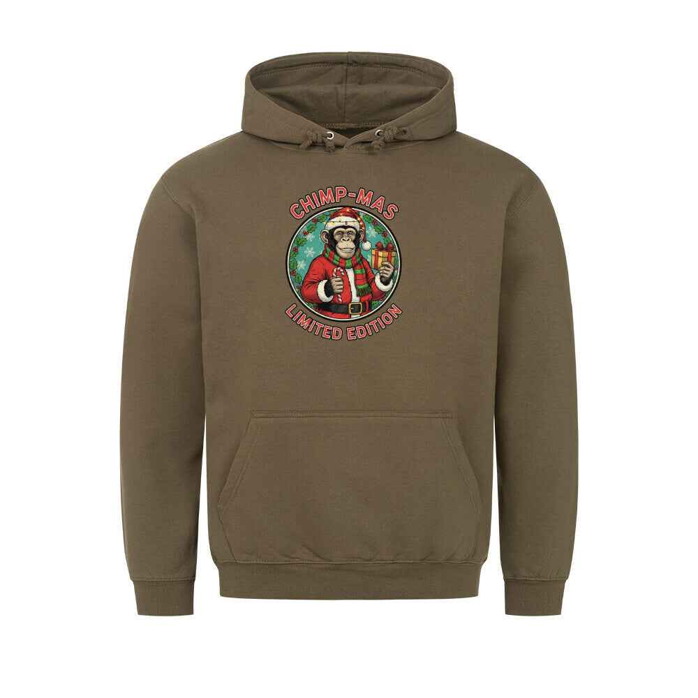 Affen Weihnachten Hoodie