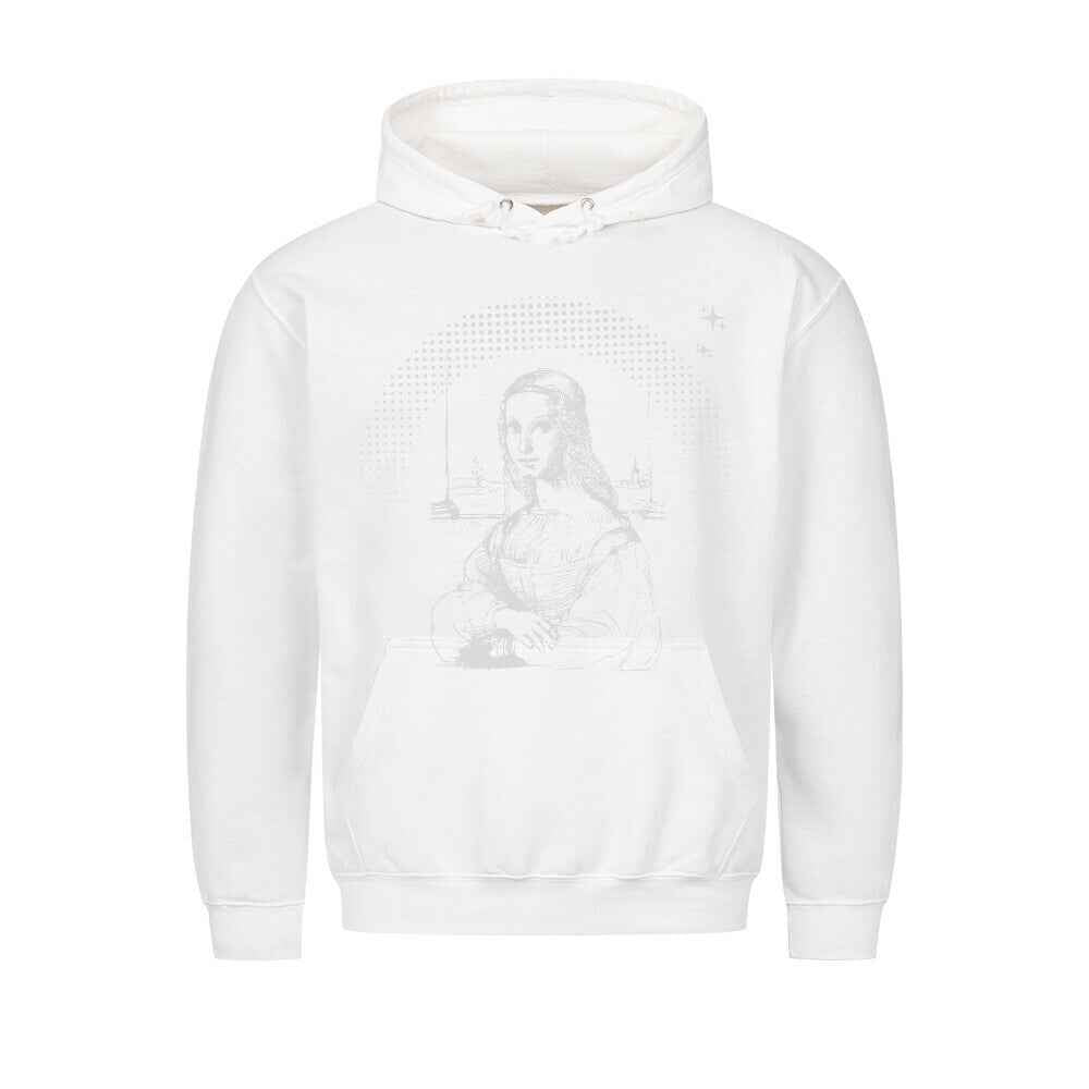 Mona Lisa Hoodie - Kunstdruck im Pixel-Art-Style