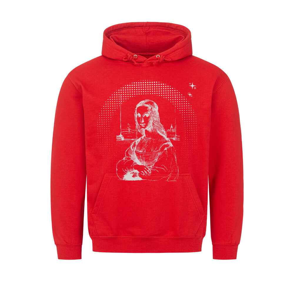 Mona Lisa Hoodie - Kunstdruck im Pixel-Art-Style