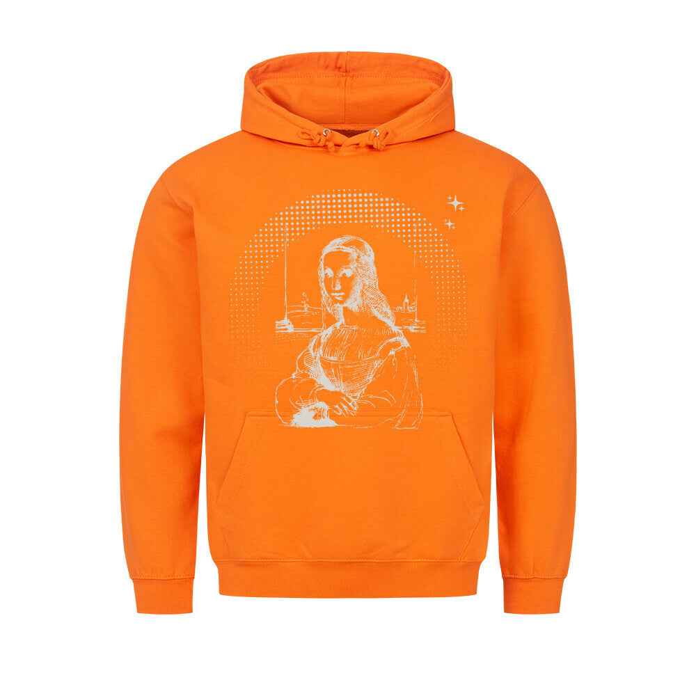 Mona Lisa Hoodie - Kunstdruck im Pixel-Art-Style