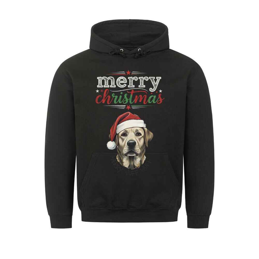 Wuff Wuff Christmas  Hoodie - Mit Taschendruck