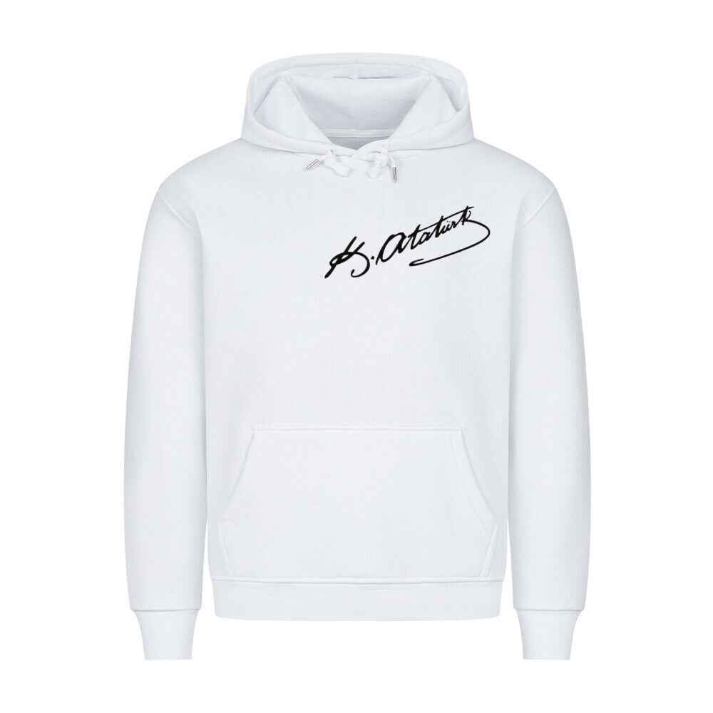 Ata Unterschrift Premium Hoodie - Hochwertige Baumwolle |