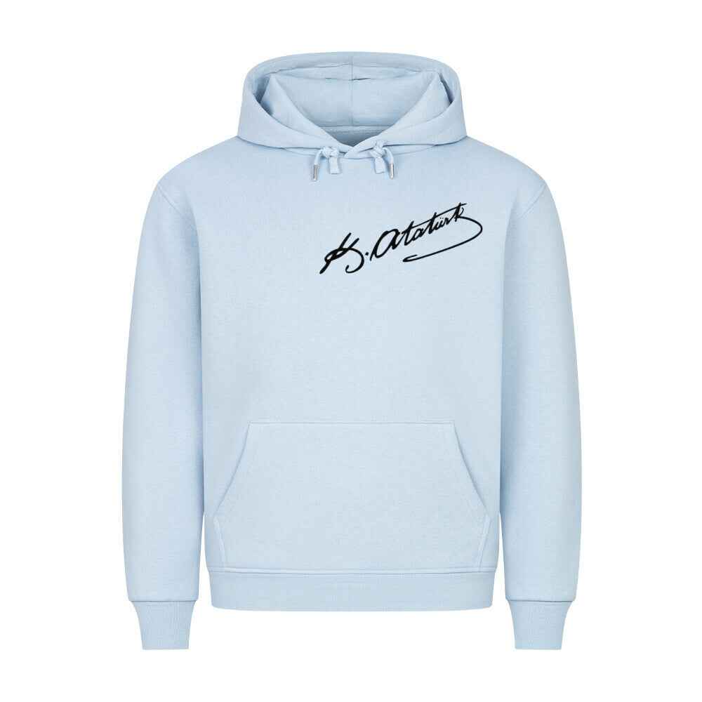 Ata Unterschrift Premium Hoodie - Hochwertige Baumwolle |