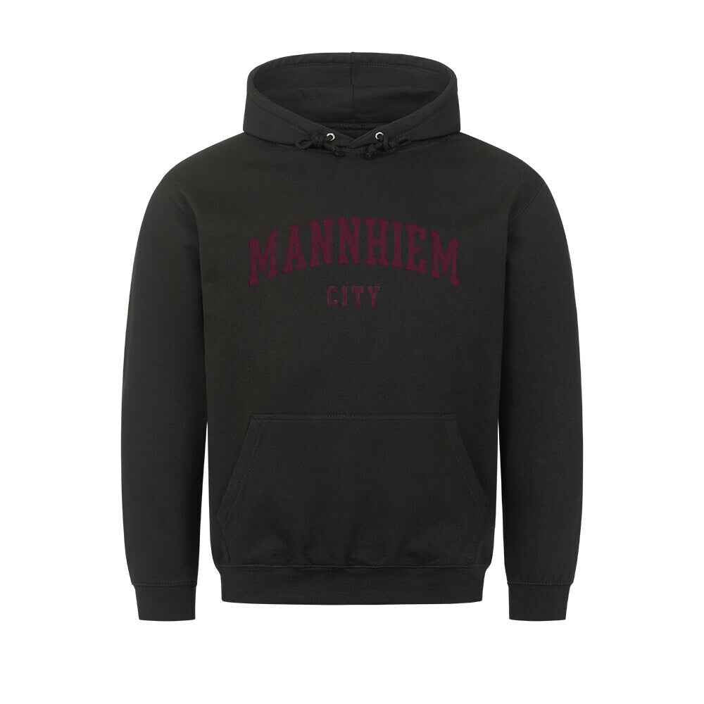 Mannheim city Hoodie - Mit Taschendruck