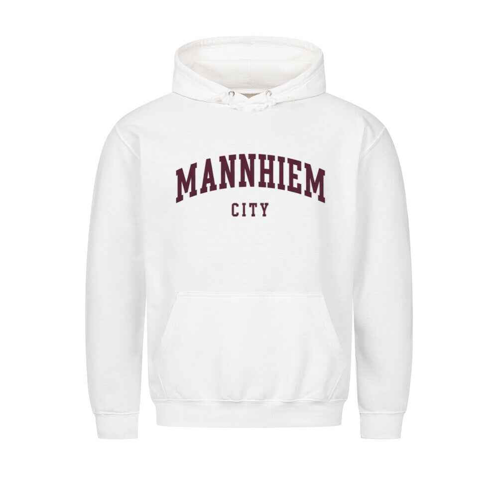 Mannheim city Hoodie - Mit Taschendruck