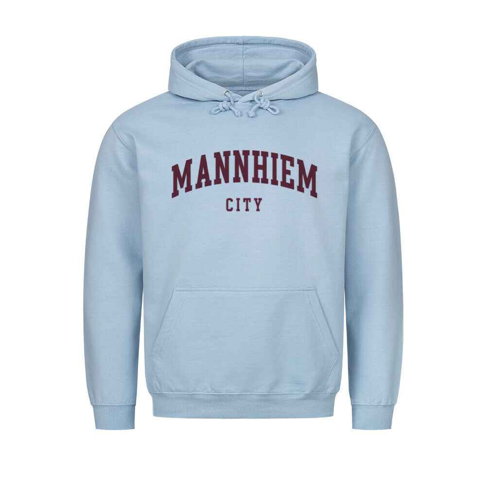 Mannheim city Hoodie - Mit Taschendruck