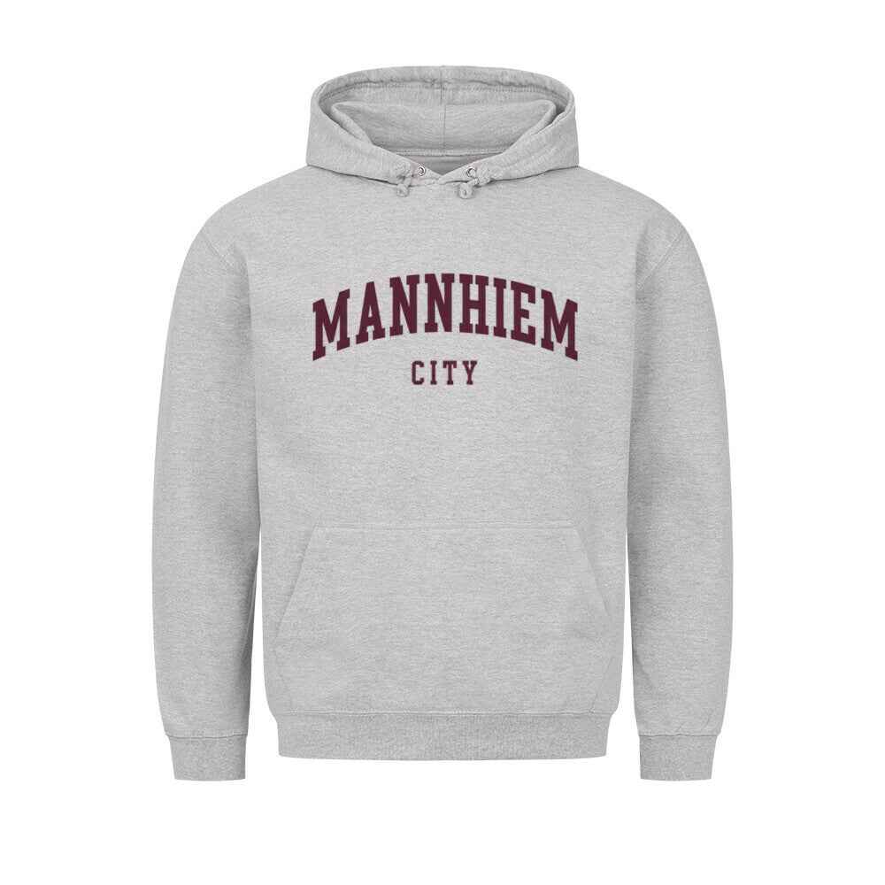 Mannheim city Hoodie - Mit Taschendruck