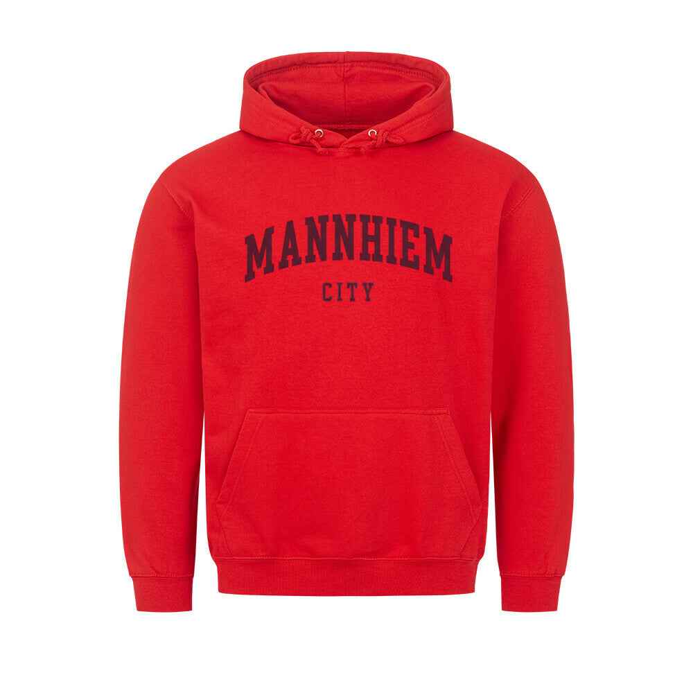 Mannheim city Hoodie - Mit Taschendruck