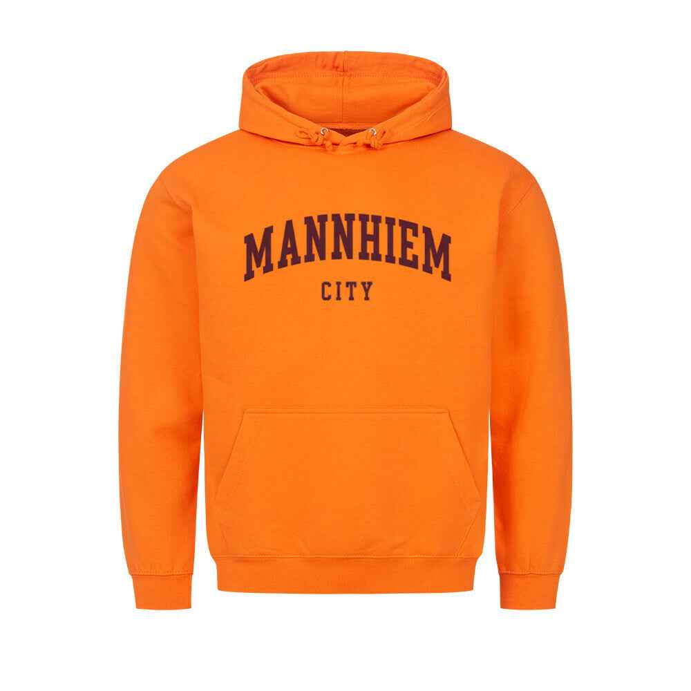 Mannheim city Hoodie - Mit Taschendruck