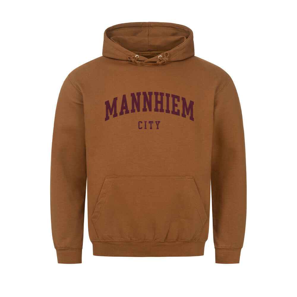 Mannheim city Hoodie - Mit Taschendruck