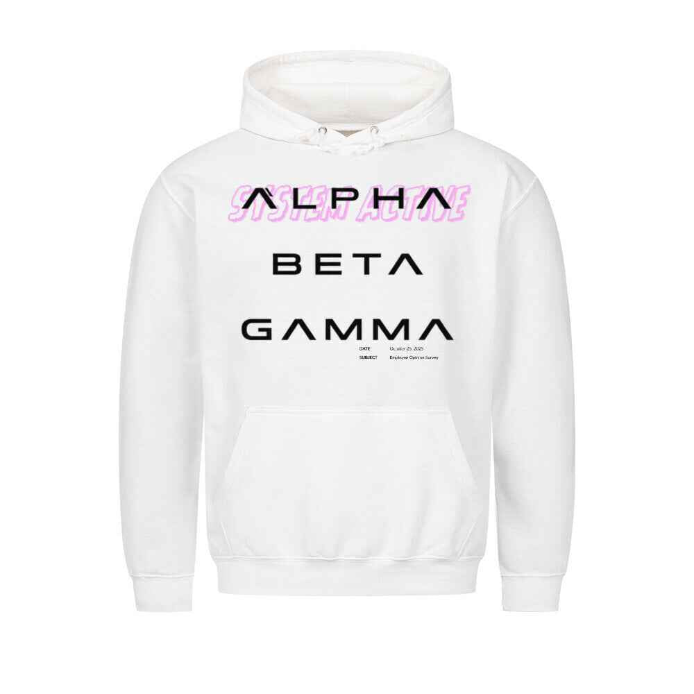 Alpha Beta Gamma Hoodie - Premium Kapuzenpullover für Mathe & Wissenschafts-Fans