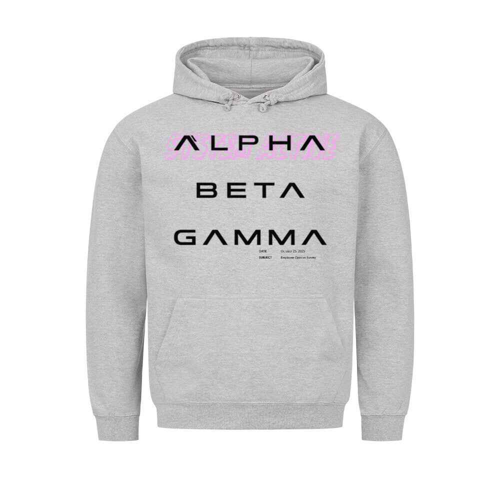 Alpha Beta Gamma Hoodie - Premium Kapuzenpullover für Mathe & Wissenschafts-Fans