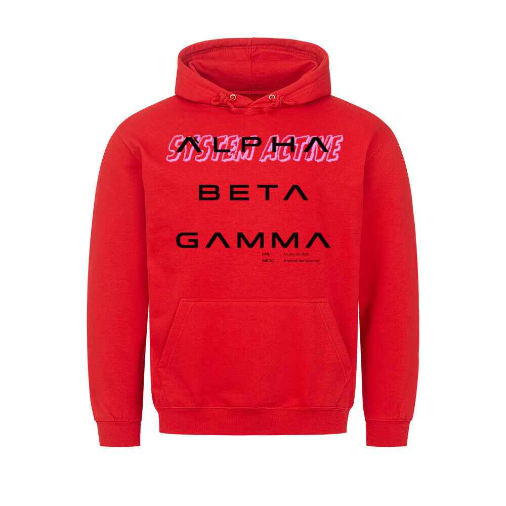 Alpha Beta Gamma Hoodie - Premium Kapuzenpullover für Mathe & Wissenschafts-Fans