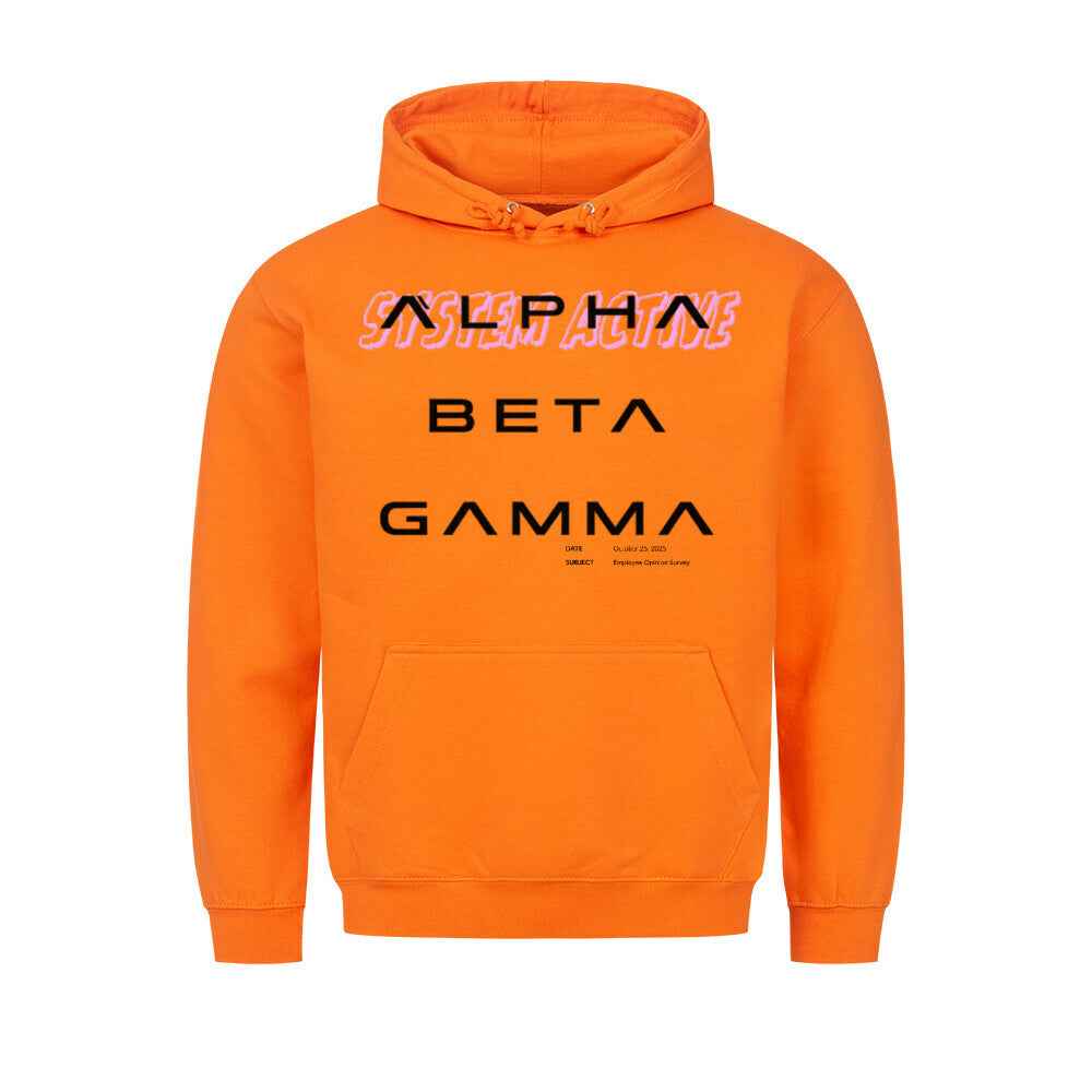 Alpha Beta Gamma Hoodie - Premium Kapuzenpullover für Mathe & Wissenschafts-Fans
