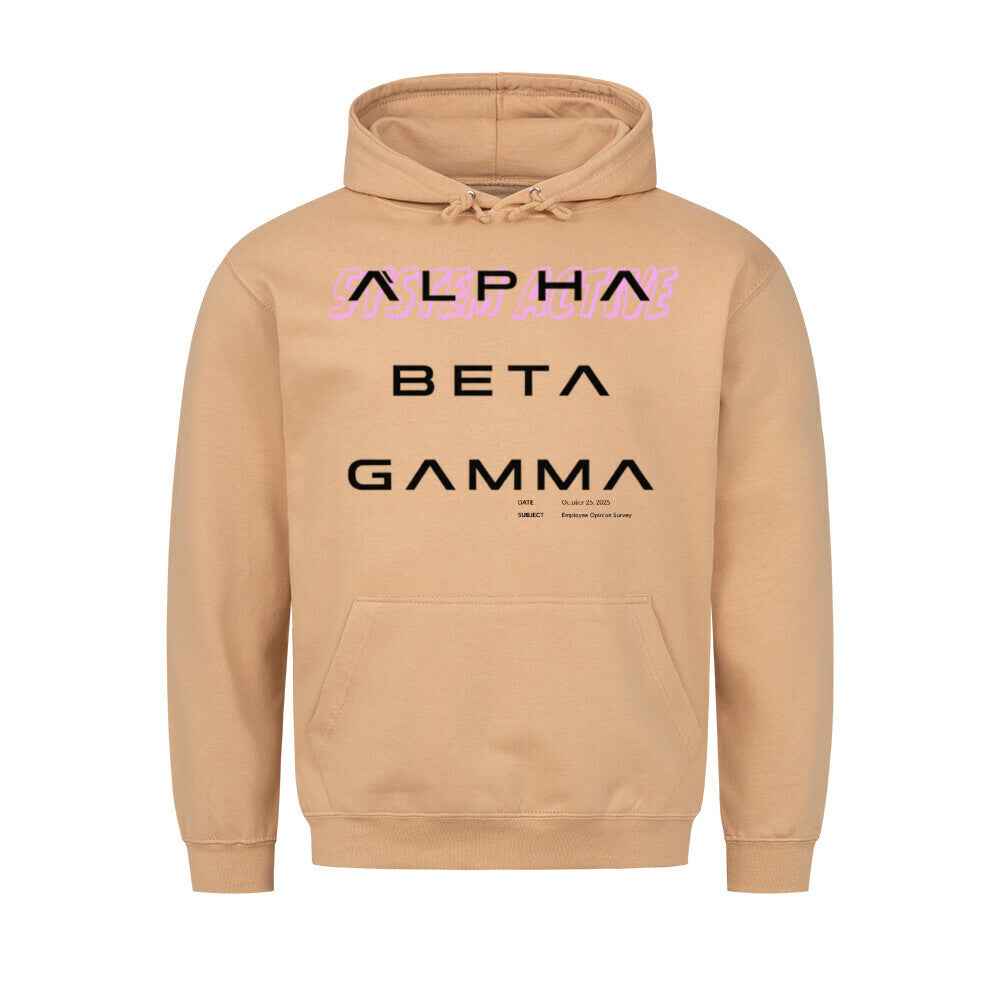 Alpha Beta Gamma Hoodie - Premium Kapuzenpullover für Mathe & Wissenschafts-Fans