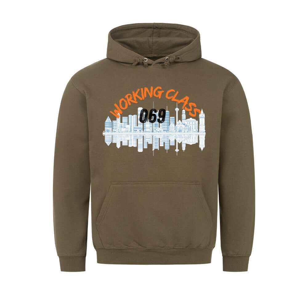 Tradition Hoodie - Premium mit Taschendruck