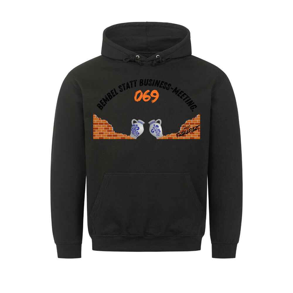 Frankfurter Bembel Hoodie - Premium mit Taschendruck