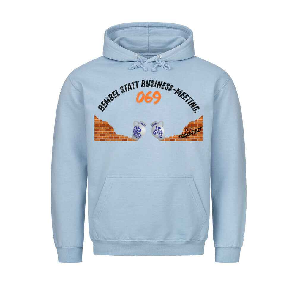 Frankfurter Bembel Hoodie - Premium mit Taschendruck