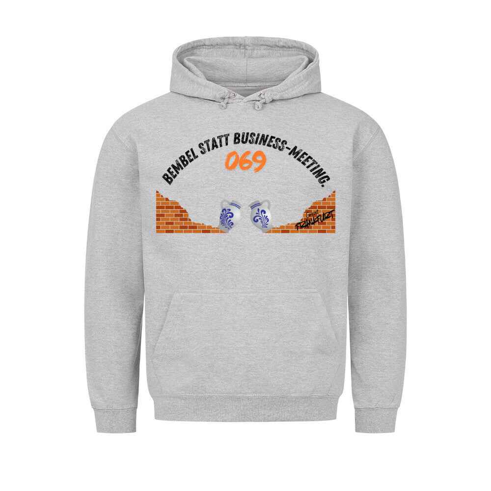 Frankfurter Bembel Hoodie - Premium mit Taschendruck