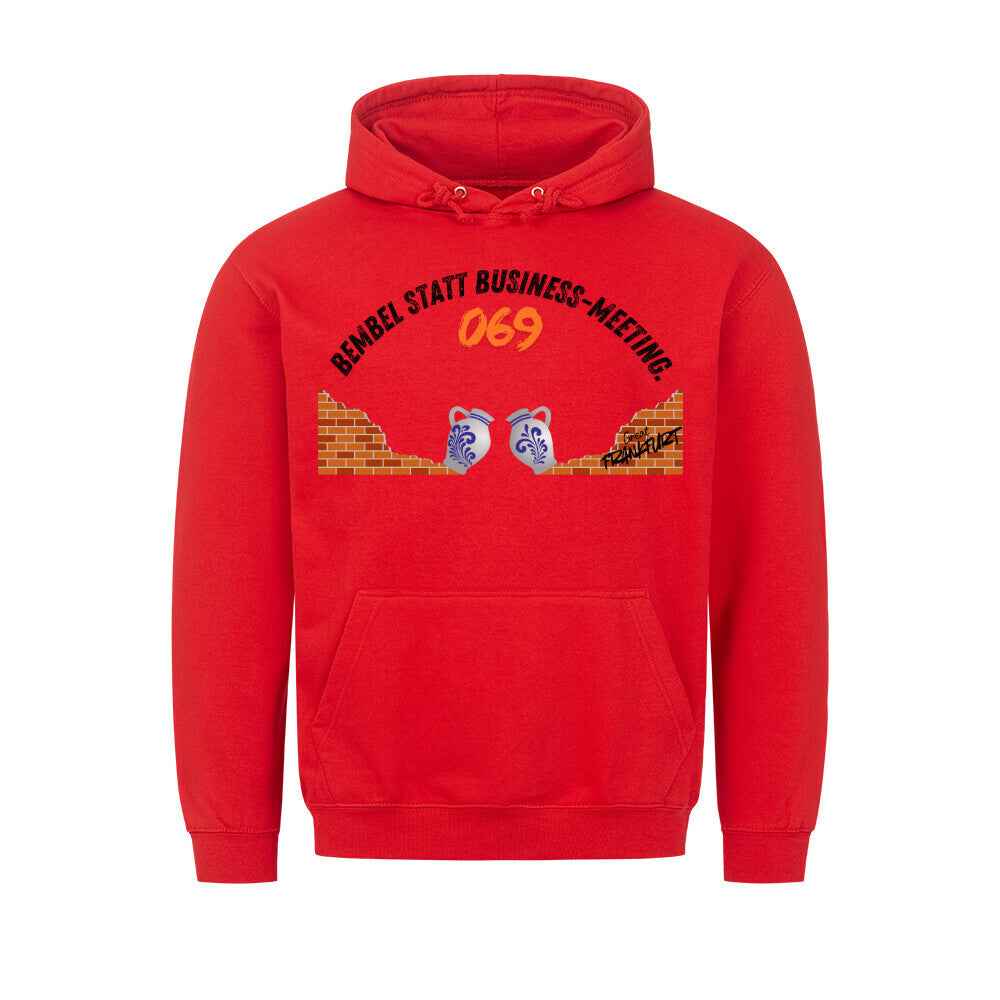 Frankfurter Bembel Hoodie - Premium mit Taschendruck
