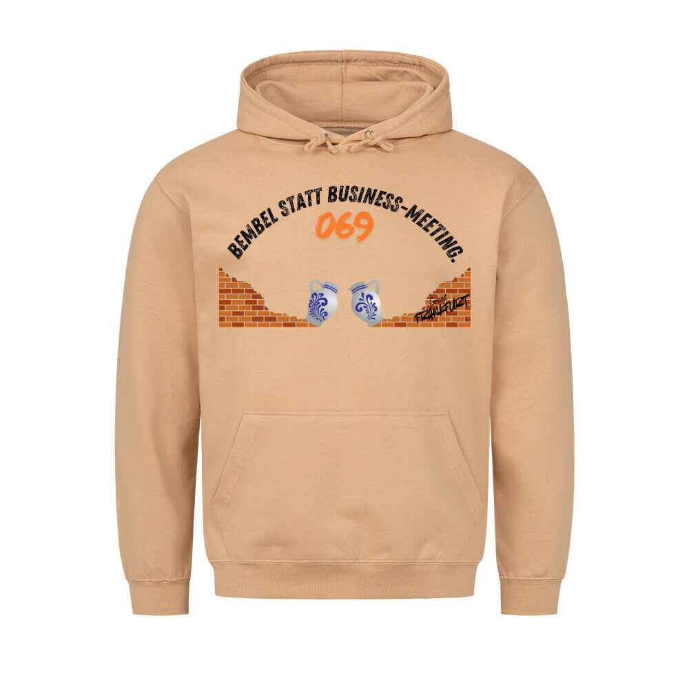 Frankfurter Bembel Hoodie - Premium mit Taschendruck