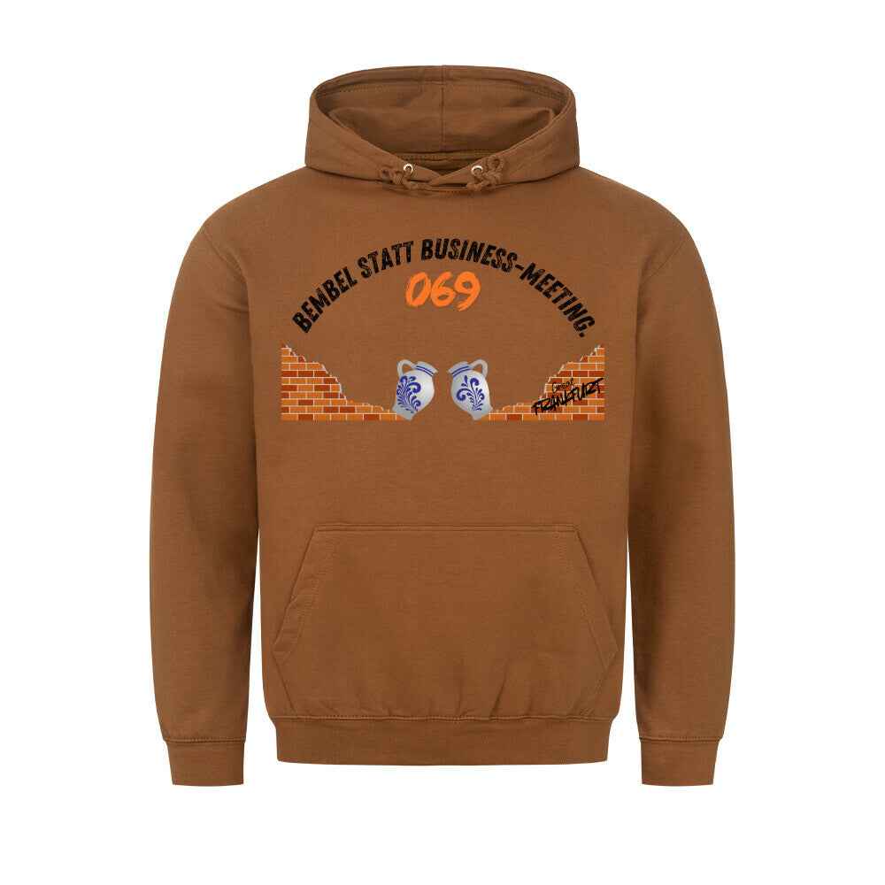Frankfurter Bembel Hoodie - Premium mit Taschendruck