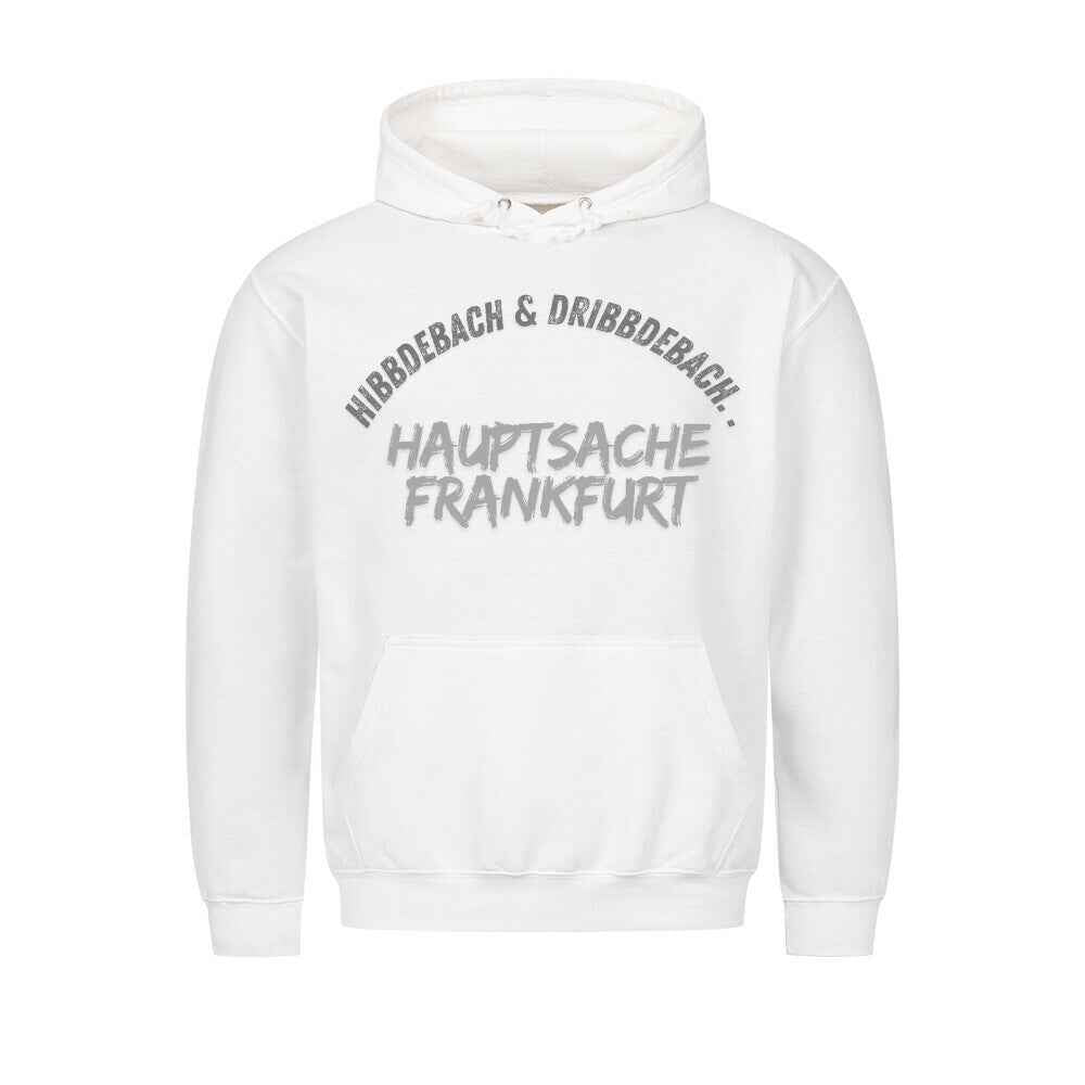 Hibbebach Dribbebach Hoodie - Premium mit Taschendruck
