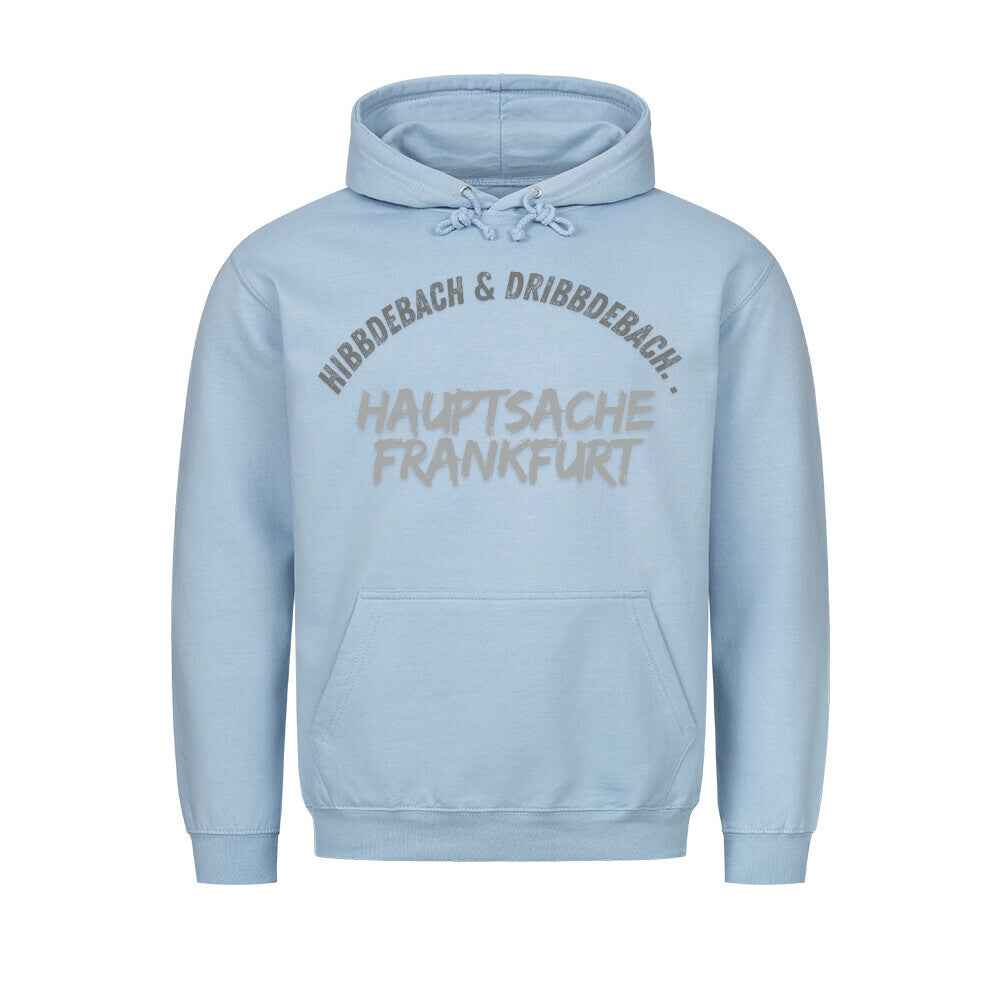 Hibbebach Dribbebach Hoodie - Premium mit Taschendruck