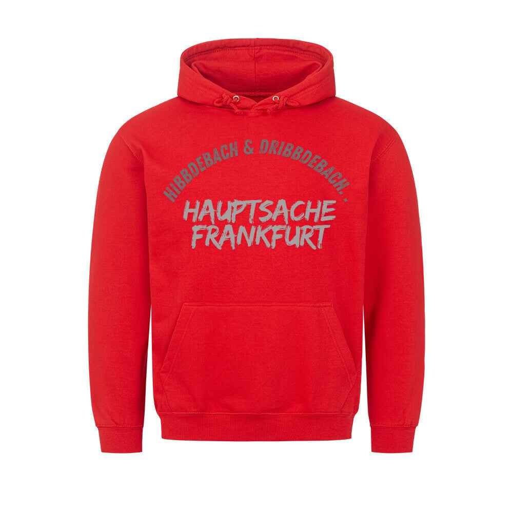 Hibbebach Dribbebach Hoodie - Premium mit Taschendruck