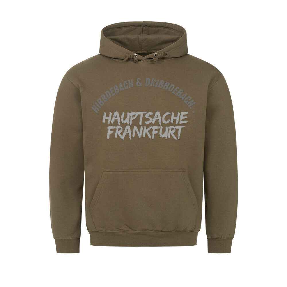 Hibbebach Dribbebach Hoodie - Premium mit Taschendruck