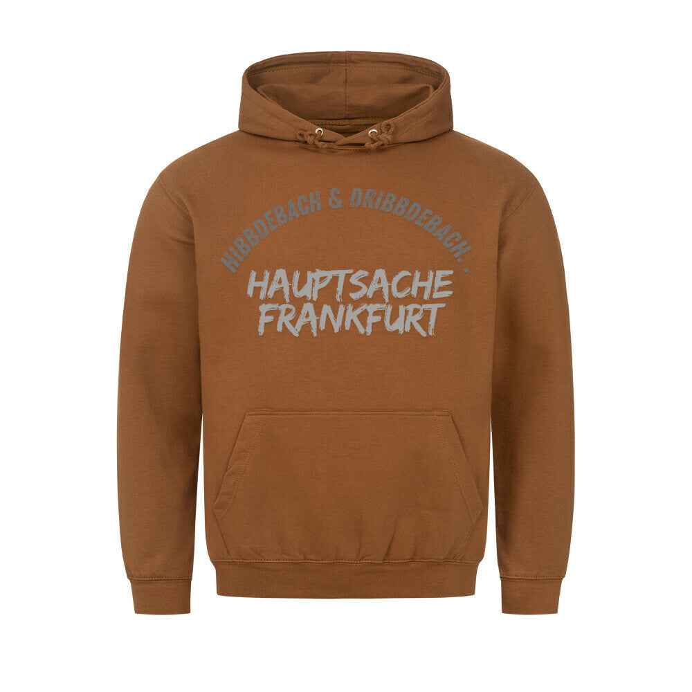 Hibbebach Dribbebach Hoodie - Premium mit Taschendruck