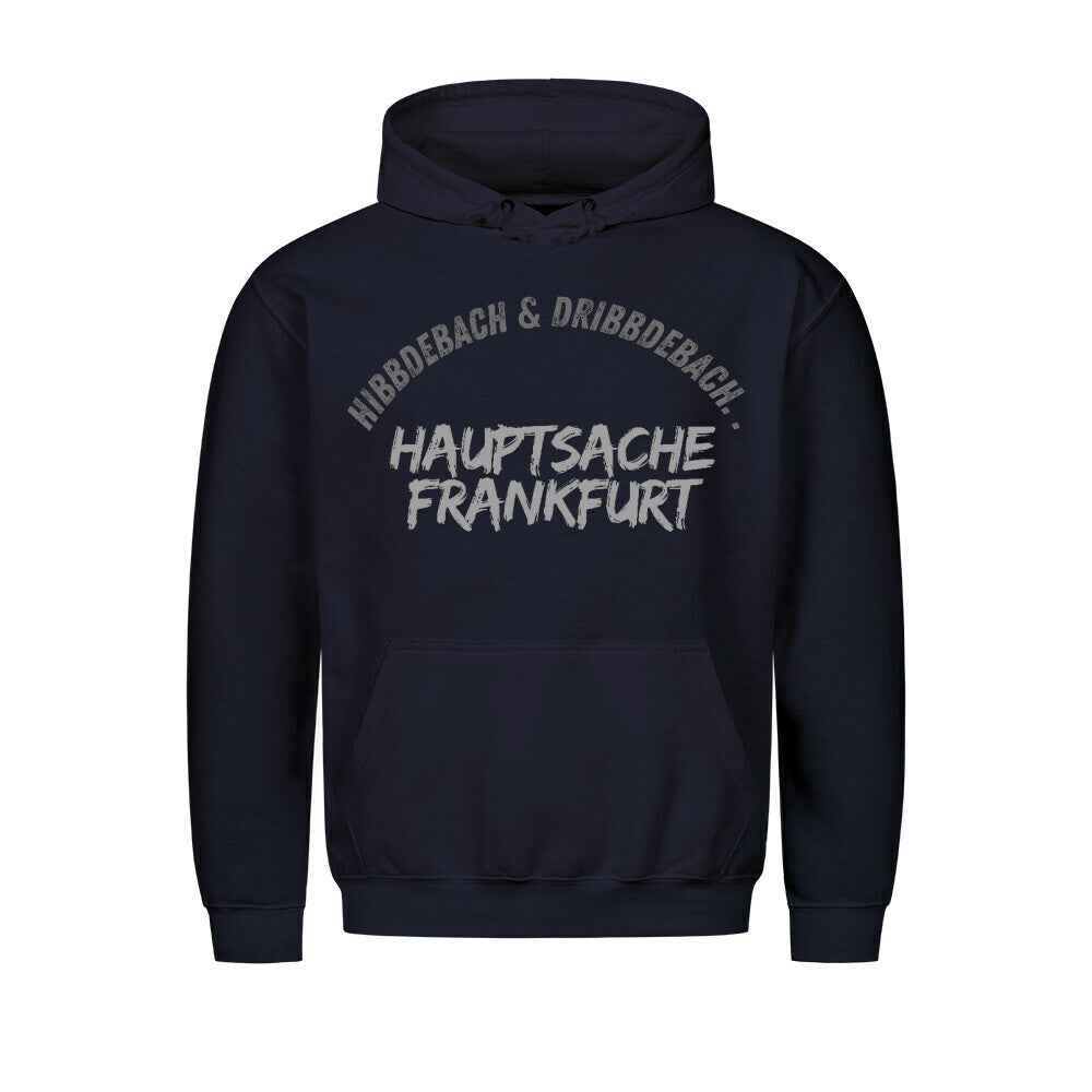 Hibbebach Dribbebach Hoodie - Premium mit Taschendruck