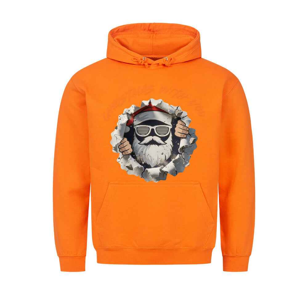 Weihnachten mit Dir Hoodie - Premium Kapuzenpullover mit Taschendruck